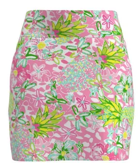 AB Sport Women's Floral Print Front Pocket Golf Skirt - FLOR