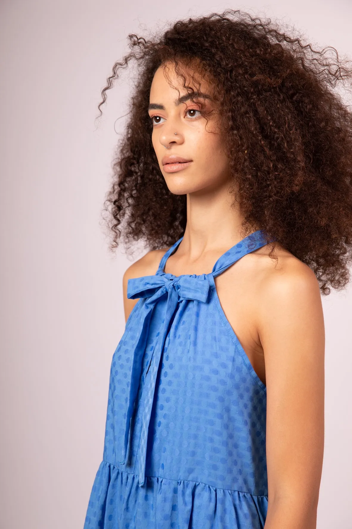 FREYA MAXI DRESS BLUE