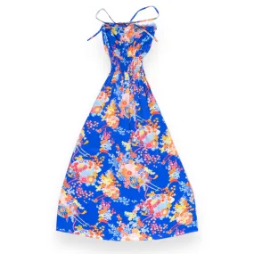 Romeo and Juliet (Long Halter Dress) - Blue